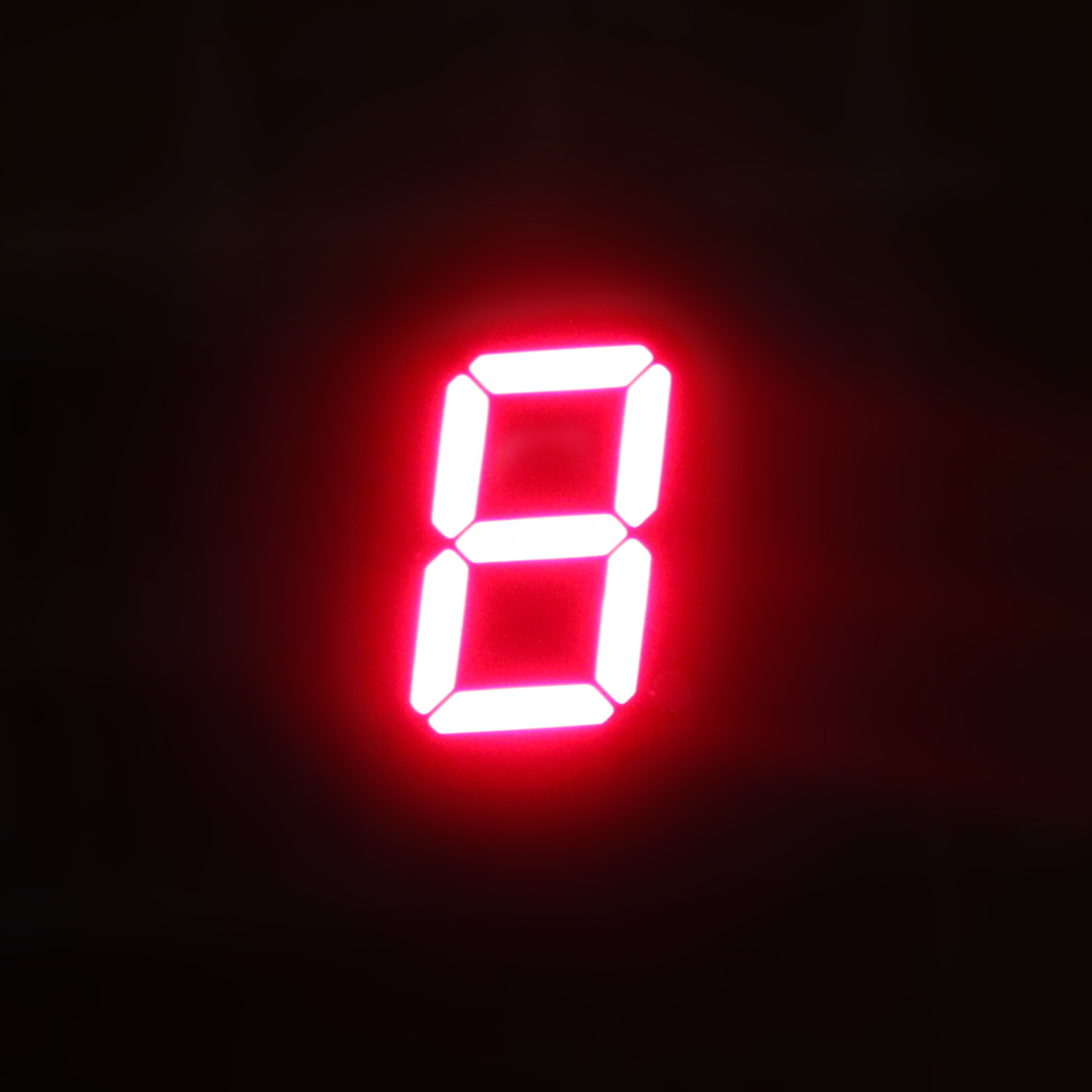 0.56 inch 7 segment display SMD red LED light on numeric display